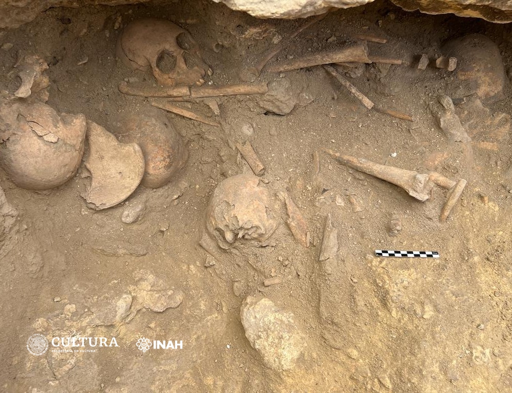 INAH Puebla descubre tumba intacta por más de 1,500 años en Ixcaquixtla