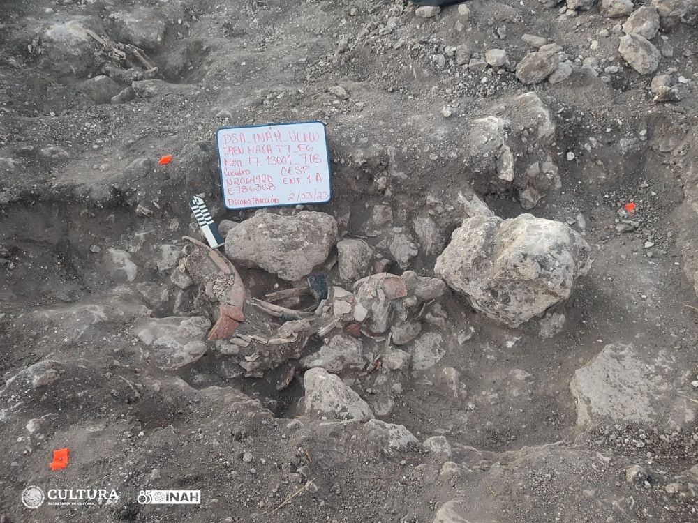 Descubren 26 entierros de antiguos mayas en Calakmul y Escárcega