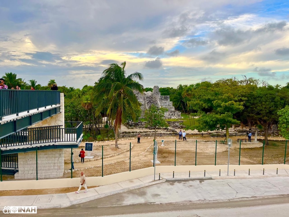 Reabre la zona arqueológica El Meco, antiguo puerto maya ubicado en la costa del mar Caribe 