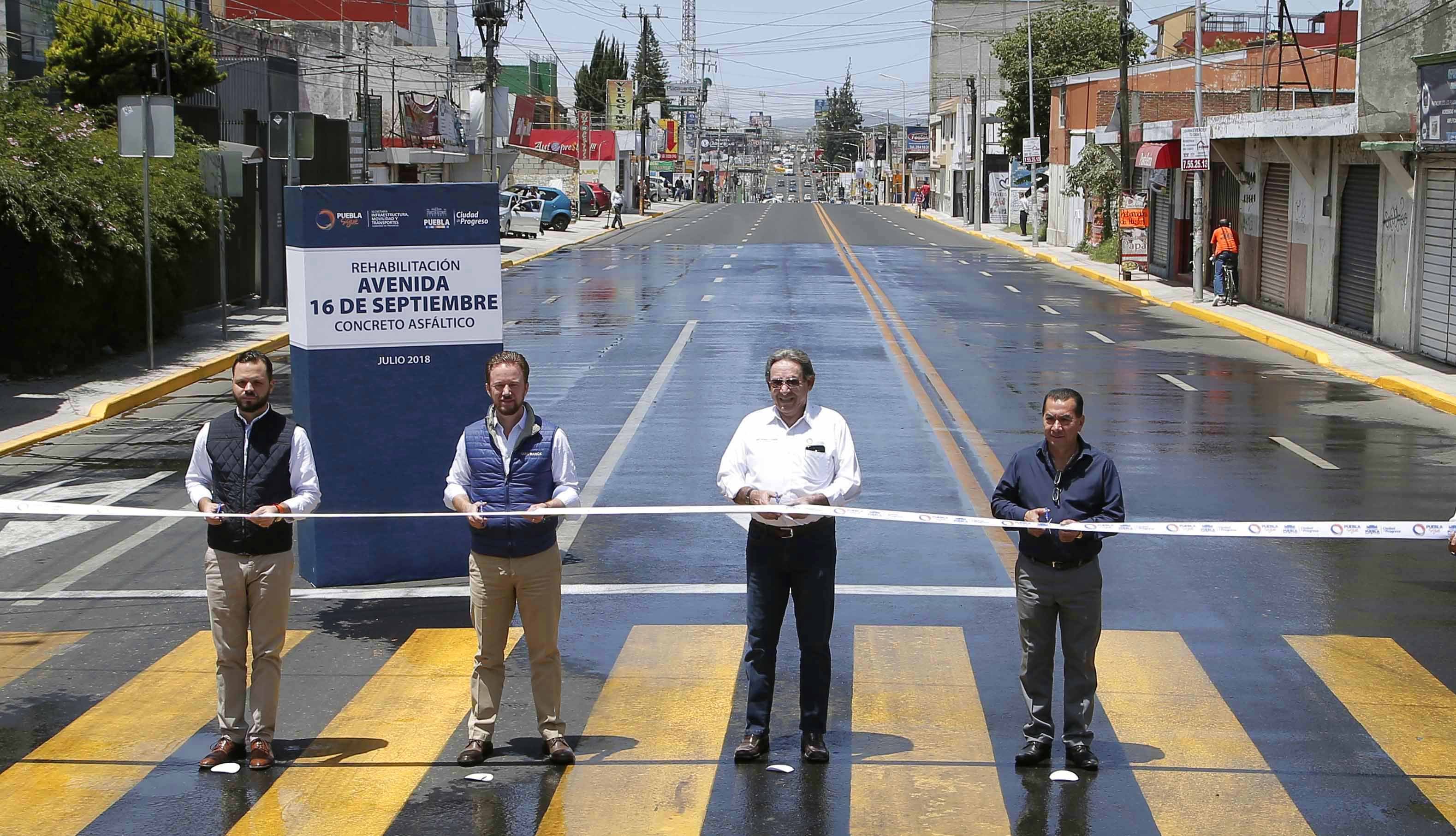 Gobierno del estado termina obras en avenidas de Puebla