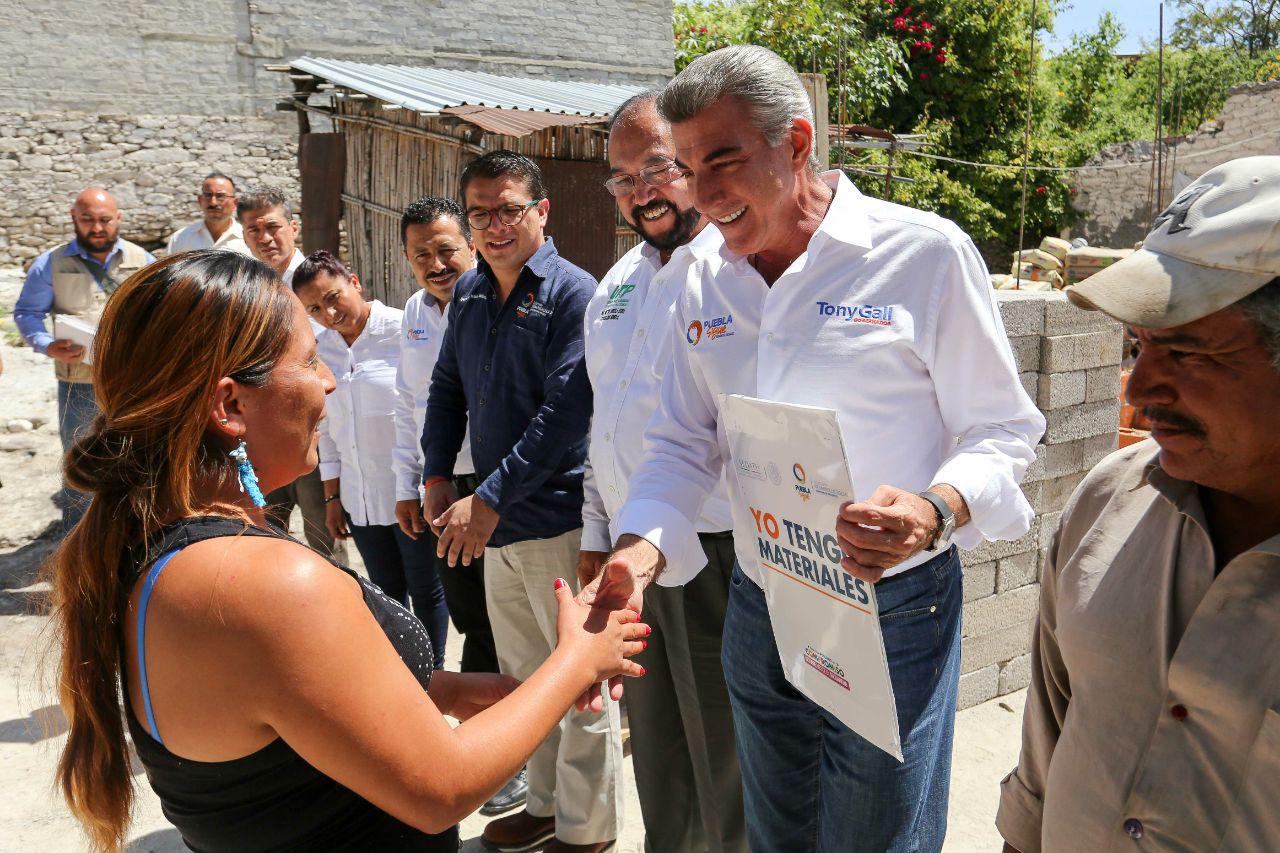 Arranca Gali construcción de viviendas en Tepexi de Rodríguez