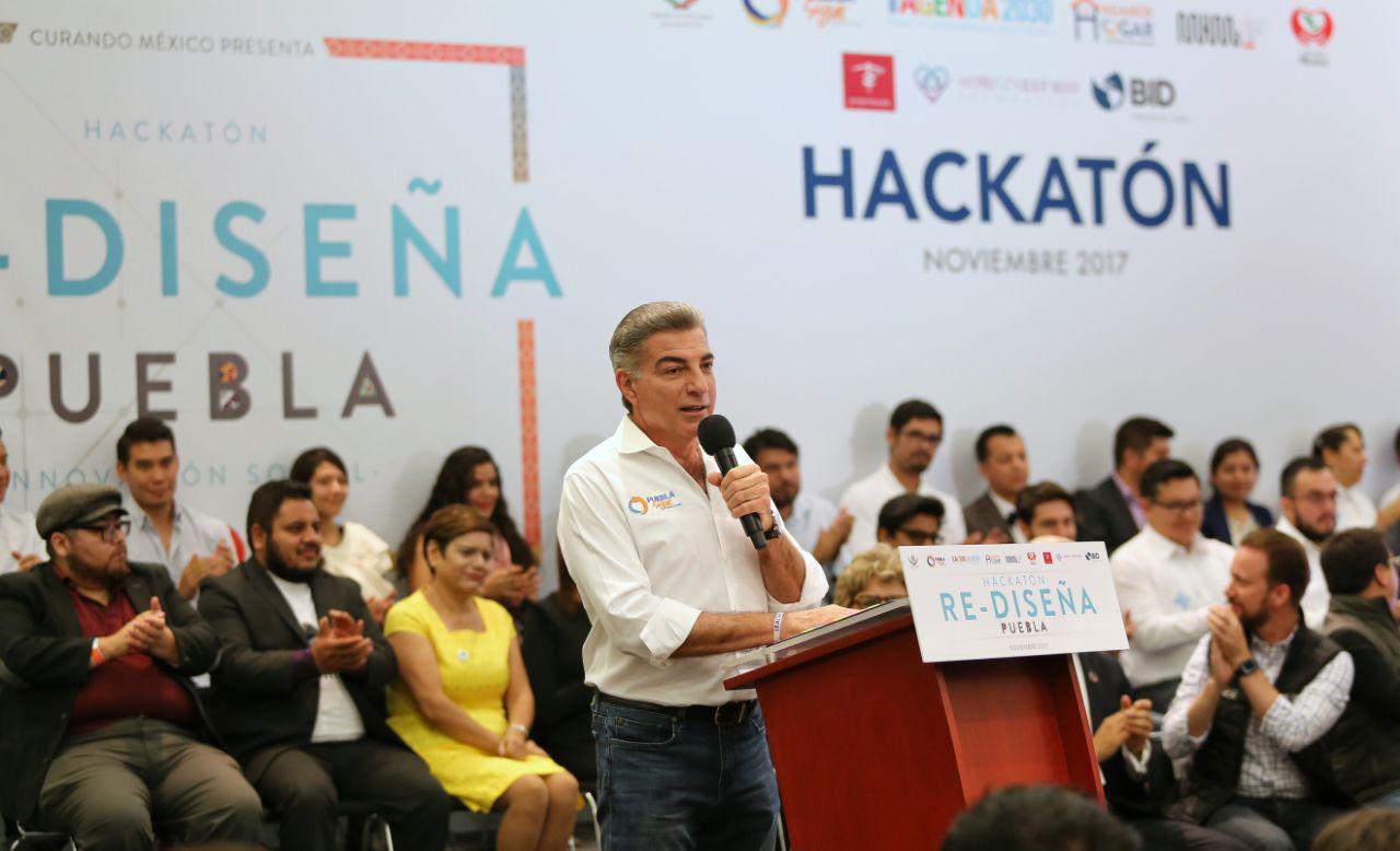 Antonio Gali inaugura el Hackatón 2017 Re-Diseña Puebla