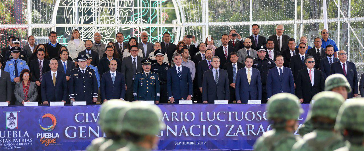 Gali encabeza aniversario luctuoso del General Ignacio Zaragoza
