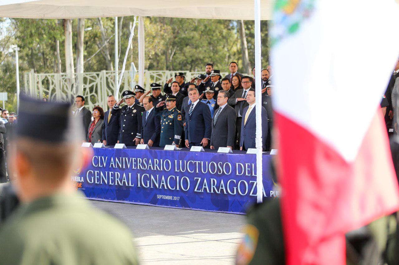 Gali encabeza aniversario luctuoso del General Ignacio Zaragoza