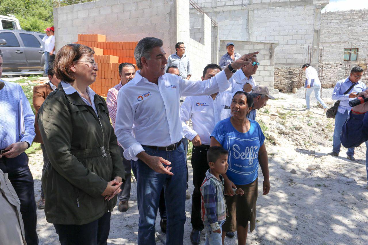Arranca Gali construcción de viviendas en Tepexi de Rodríguez