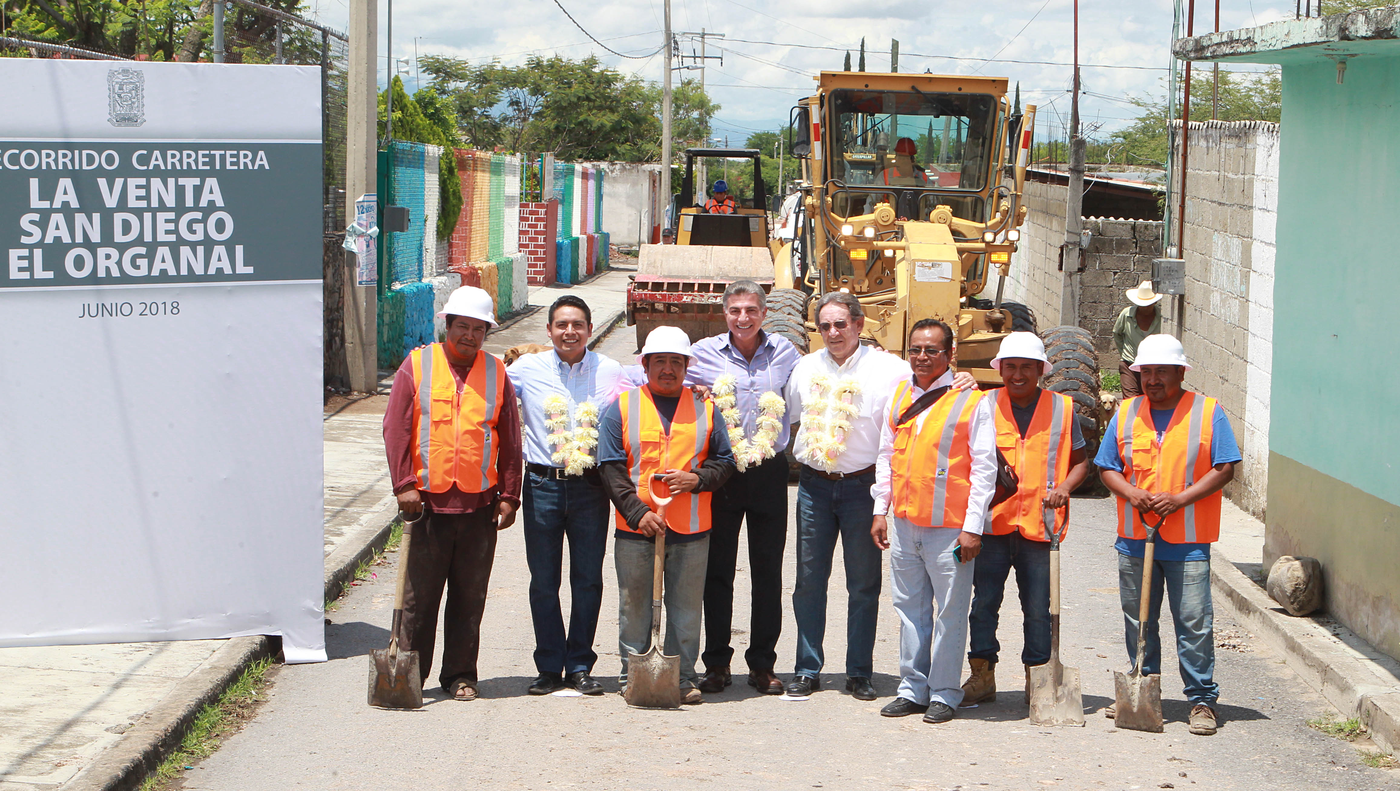 Inicia dignificación de carretera La Venta-Organal