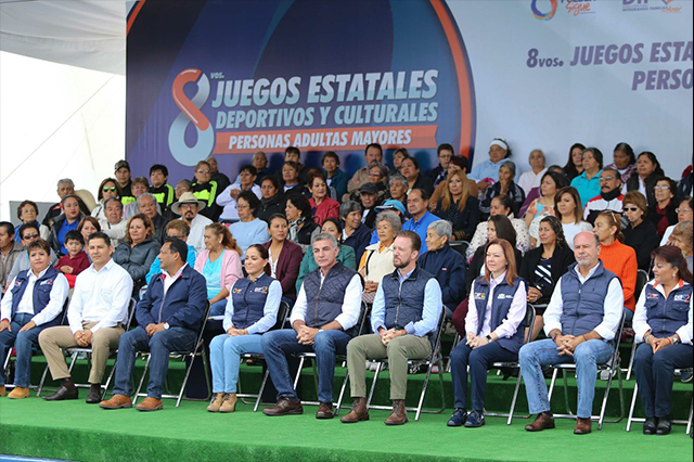 Gali inaugura Juegos Estatales de Adultos Mayores