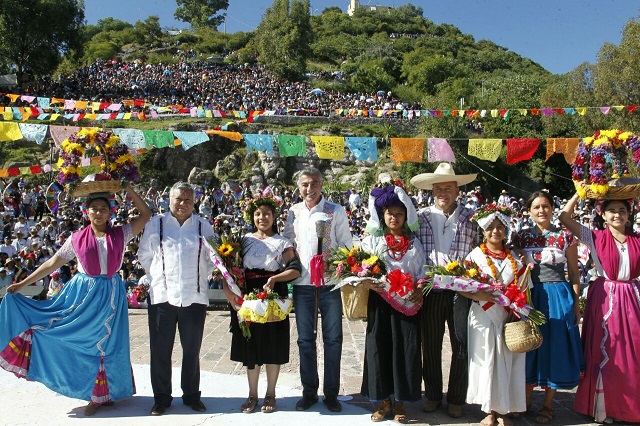 Gobernador de Puebla inaugura la edición 53 del Huey Atlixcáyotl