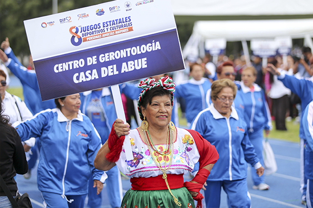Gali inaugura Juegos Estatales de Adultos Mayores