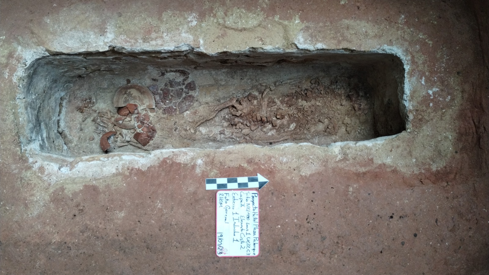 Descubren entierro humano en construcción del Hotel Tren Maya, en Palenque