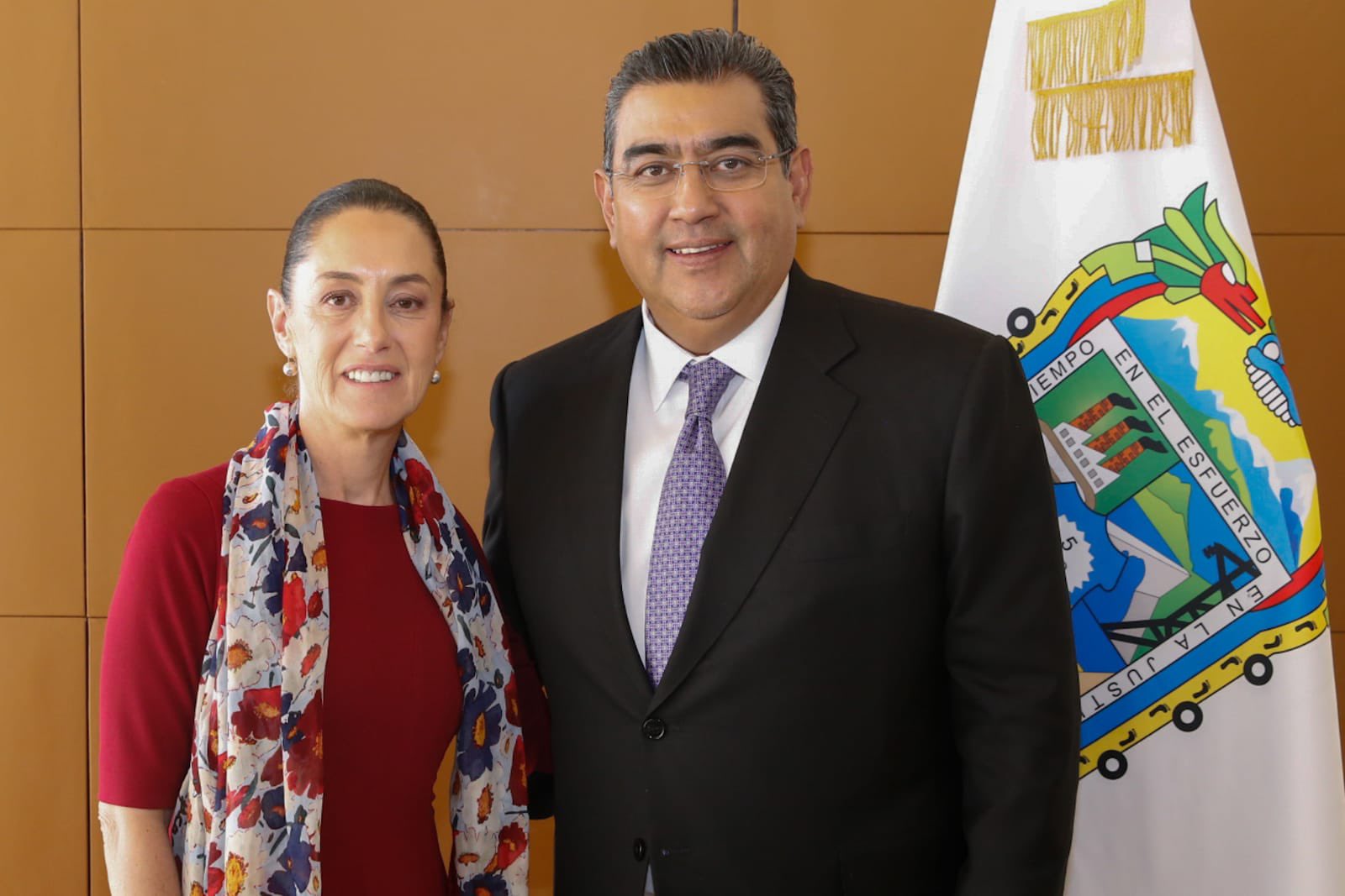 Firman Céspedes, Federación y Claudia Sheinbaum convenio en materia de seguridad