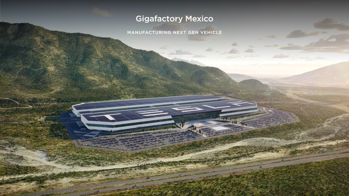 Tesla presentó diseño de gigafactoría en Nuevo León