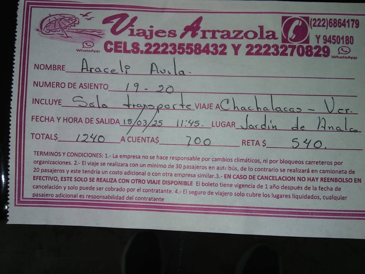 Poblanos alertan para que no se dejen estafar por Viajes Arrazola