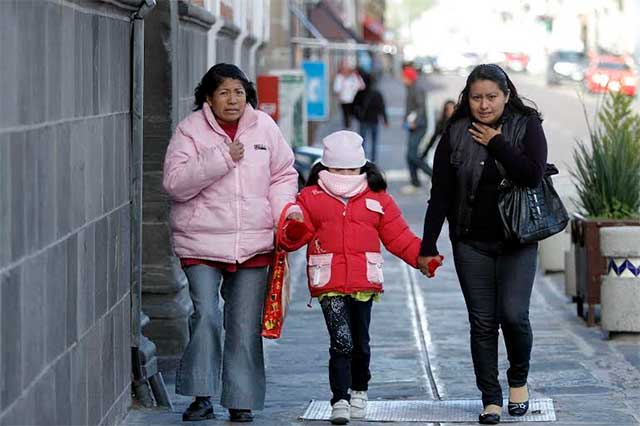 Declaran emergencia por frío en 45 municipios de Puebla
