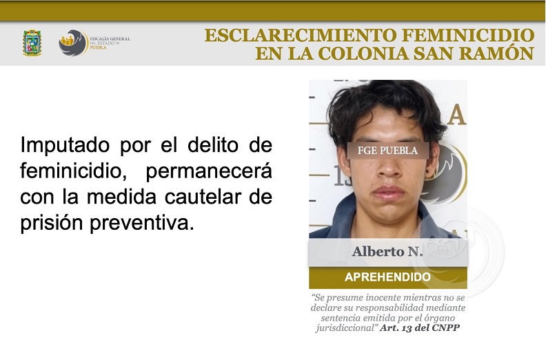 Cae Alberto por feminicidio de su madre adoptiva en San Ramón