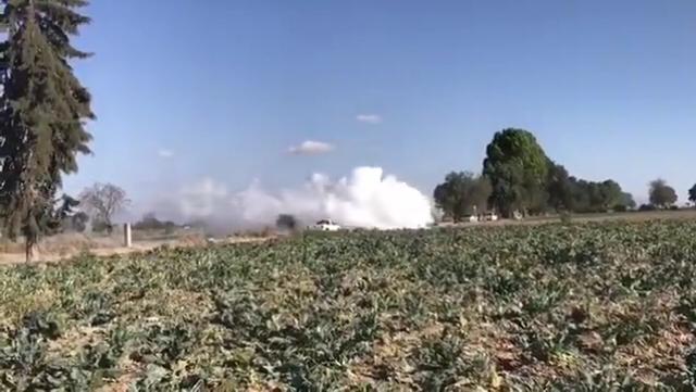 VIDEO Cierran la autopista Puebla-Orizaba por fuga de gas LP
