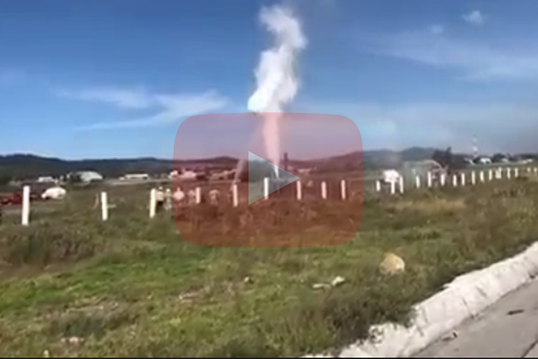Abren válvula para sofocar incendio en gasoducto de Acajete