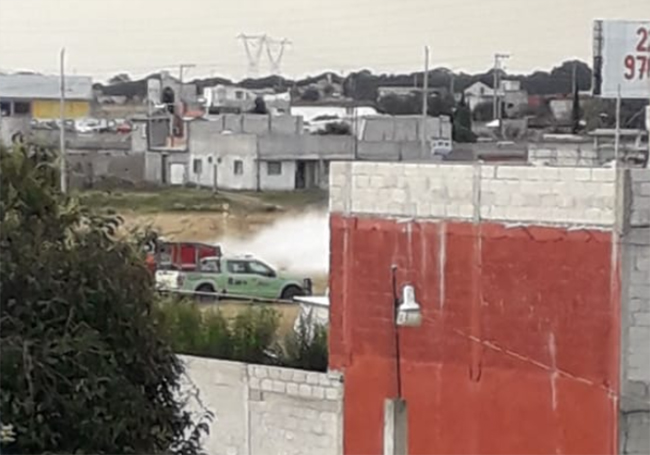 Trabajadores de PEMEX provocan fuga de gas en ductos en Amozoc