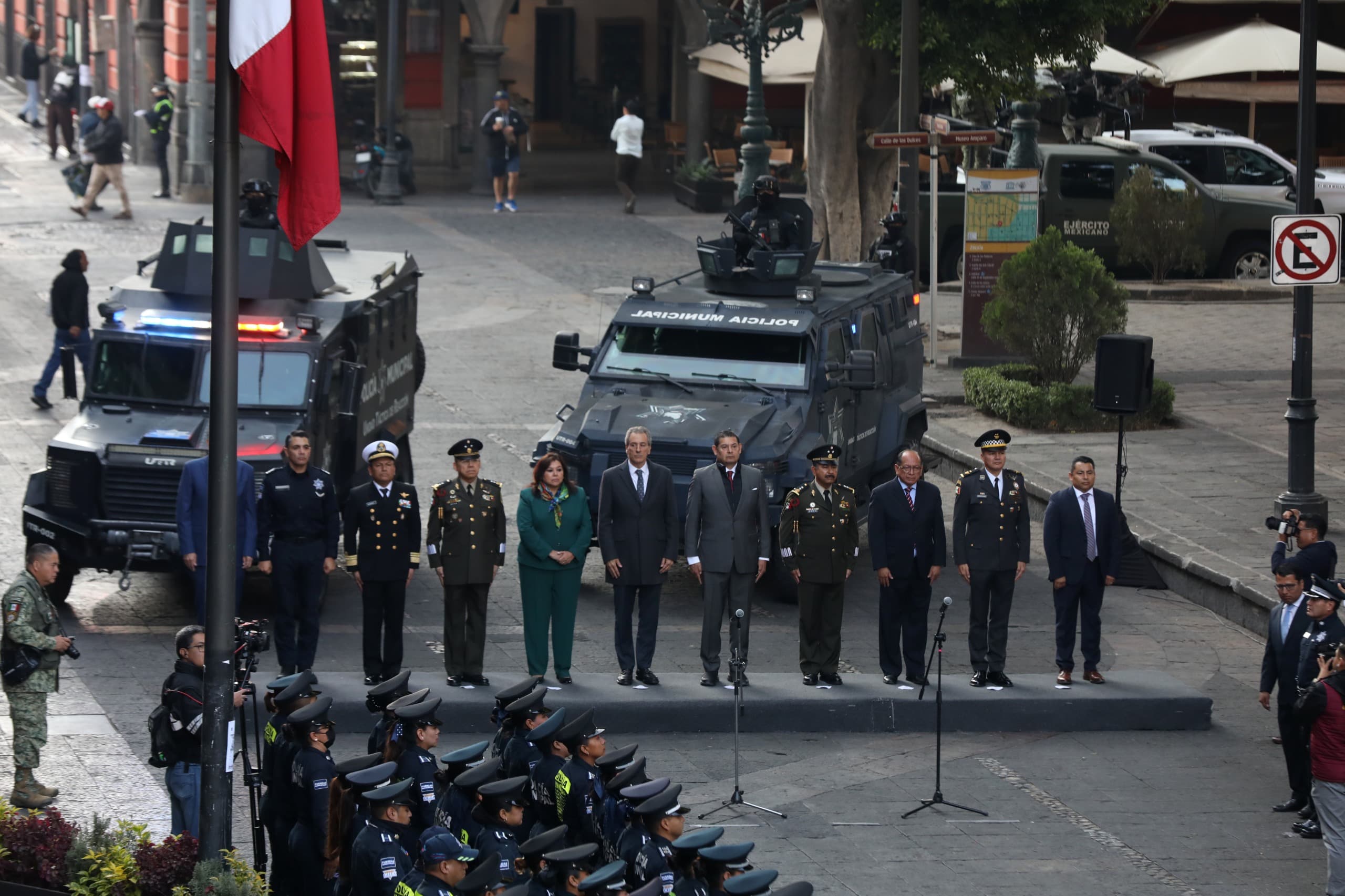 Armenta y Chedraui conmemoraron 494 años de la fundación de Puebla