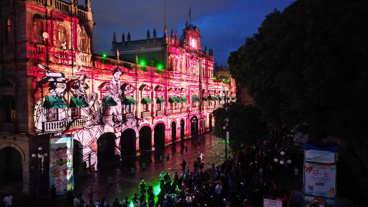 VIDEO Así es el videomapping Ciudad de Guardianes