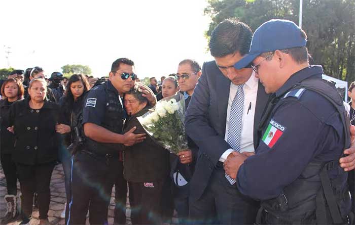 Despiden a policía de Huejotzingo muerto en accidente