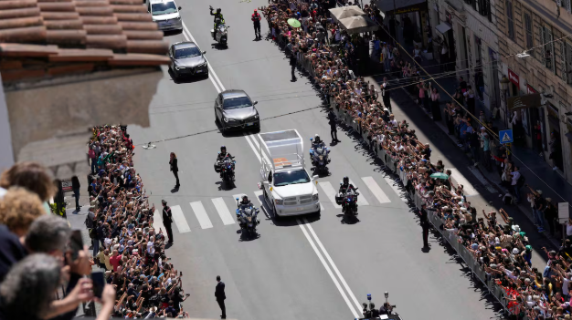 En los funerales del papa Francisco