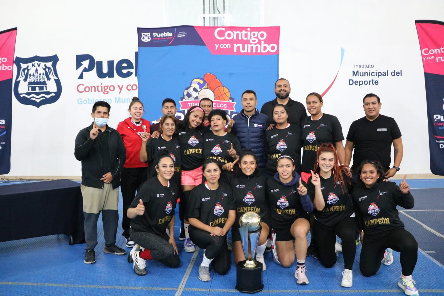 Concluye torneo de barrios de baloncesto organizado por la comuna 