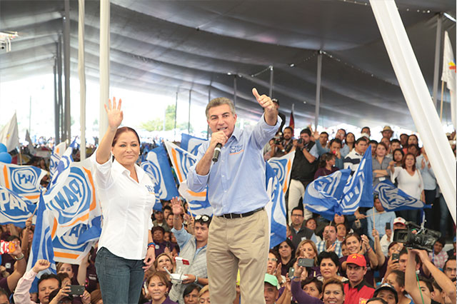 Antonio Gali visita Azumiatla en su primer día de campaña