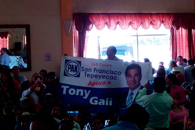 Antonio Gali es destapado para minigubernatura en Texmelucan