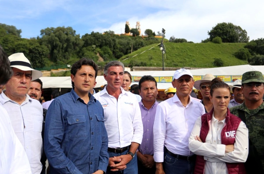 Gali asegura que reconstruirá las iglesias dañadas en Cholula