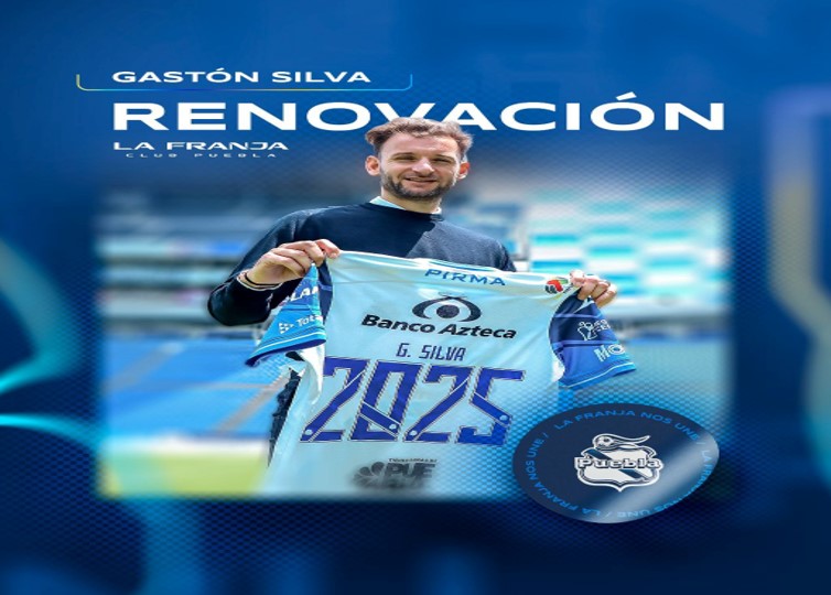 Gastón Silva renueva contrato con el Puebla hasta el 2025