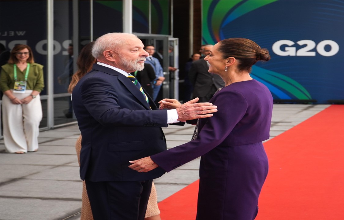 Lula da Silva recibe a Claudia Sheinbaum en Brasil