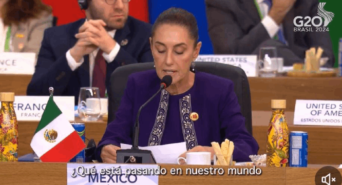 Sergio Salomón destaca liderazgo de Claudia Sheinbaum en el G20