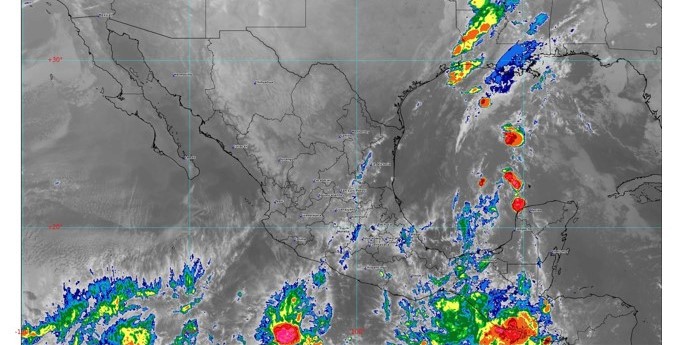 Este lunes por la noche seguirán lluvias puntuales intensas en Chiapas