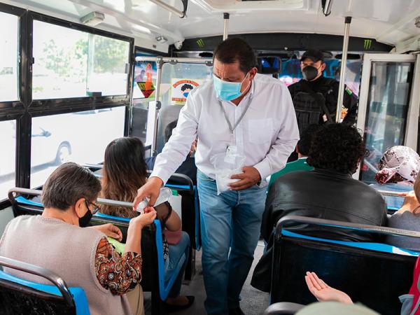 Más de 300 unidades del transporte fueron inspeccionadas en Puebla