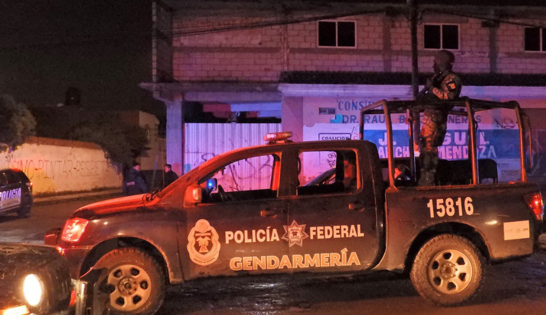 Queman patrulla de gendarmería en Xonacatepec 