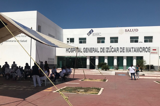 Hospital General de Izúcar, con ocupación del 100% de pacientes Covid  