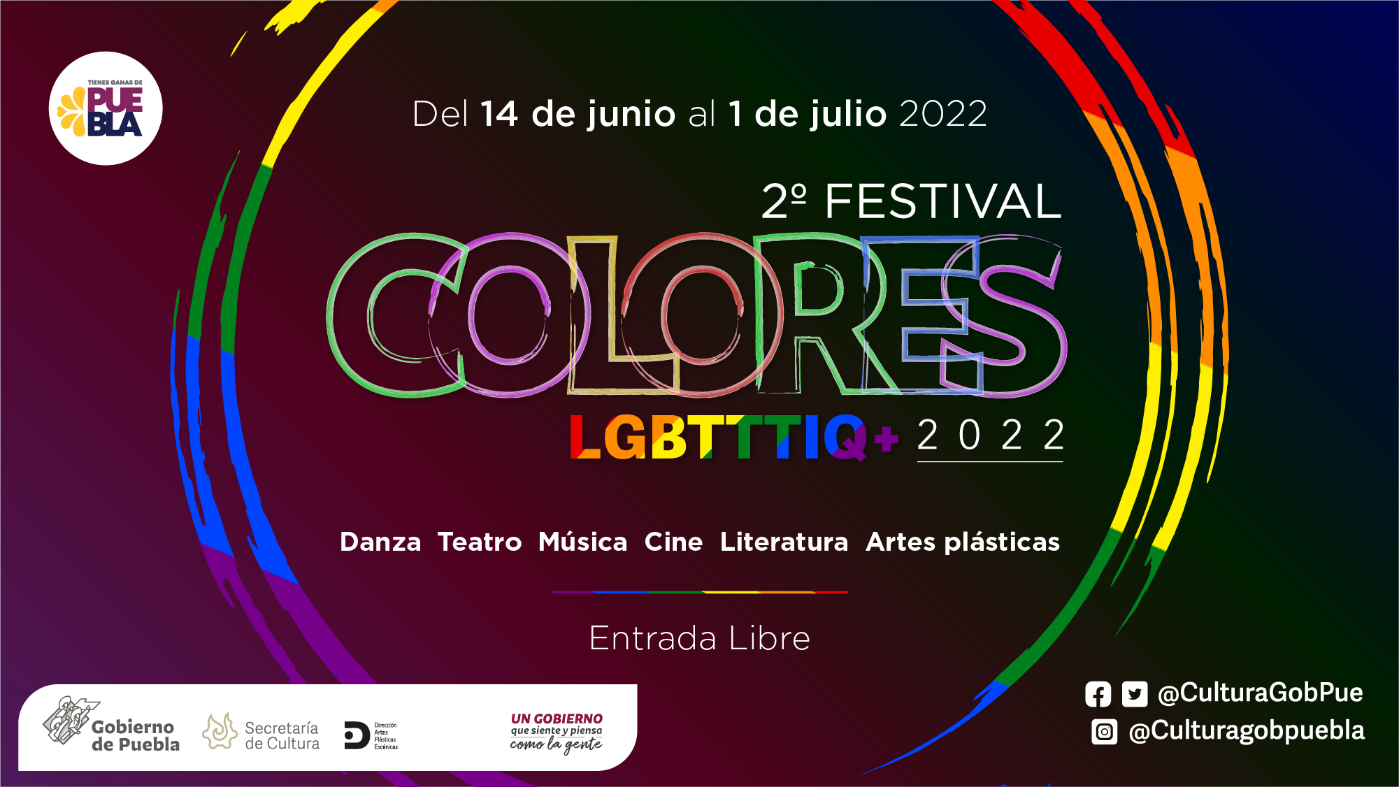 Realizará Secretaría de Cultura Festival Colores 2022