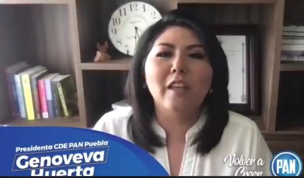 VIDEO Primero limpia la casa antes de la reelección, dice PAN a Claudia Rivera