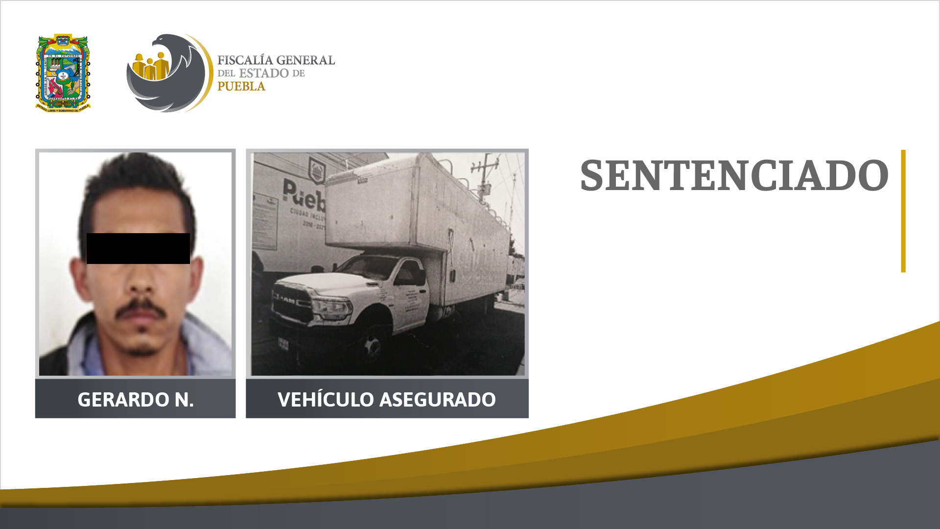 Por robar camioneta y esconderla en La Cuchilla le dan 6 años de prisión a Gerardo