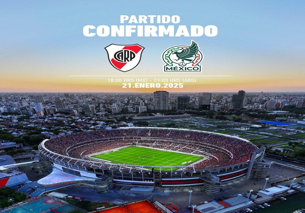 Selección de México enfrentará al River Plate