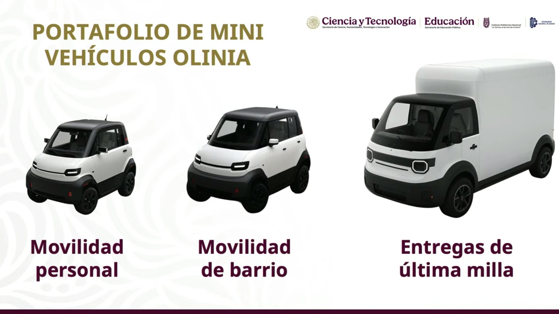 Olinia: primera armadora mexicana de mini vehículos eléctricos