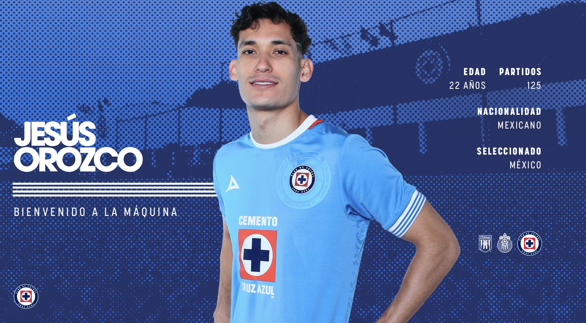 Jesús Orozco Chiquete, nuevo refuerzo de Cruz Azul