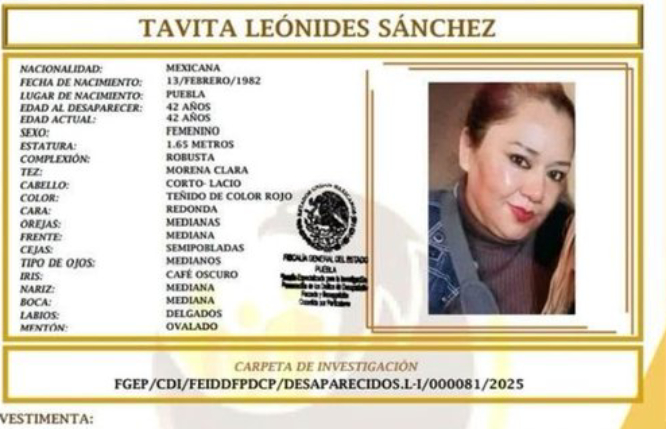 Solicitan ayuda para localizar a Tavita; desapareció en el Barrio Tlaltepango