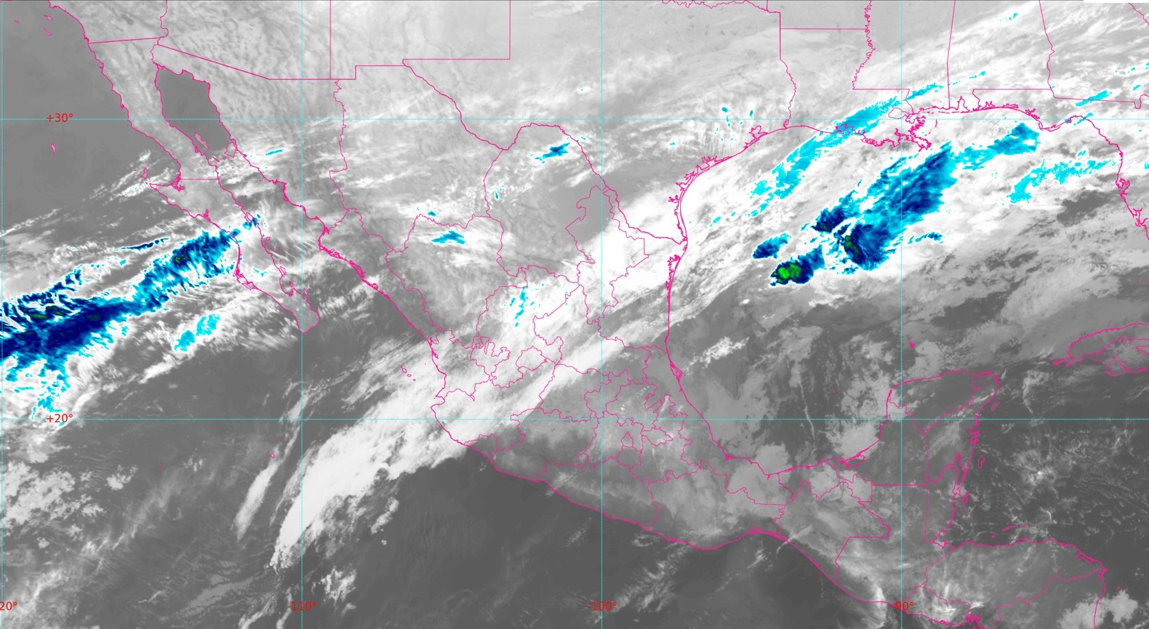 Se pronostican lluvias muy fuertes en Veracruz, Oaxaca, Tabasco y Chiapas