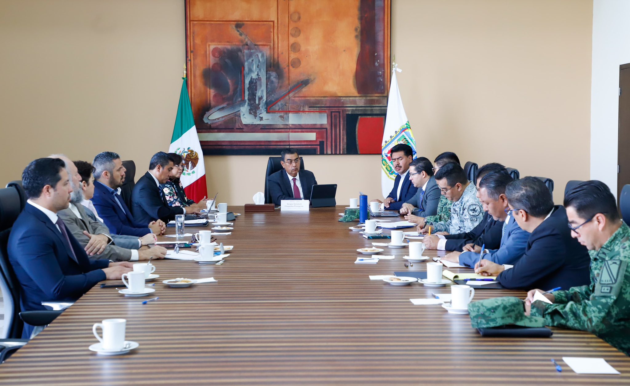 Céspedes refuerza estrategia de seguridad con tres niveles de gobierno