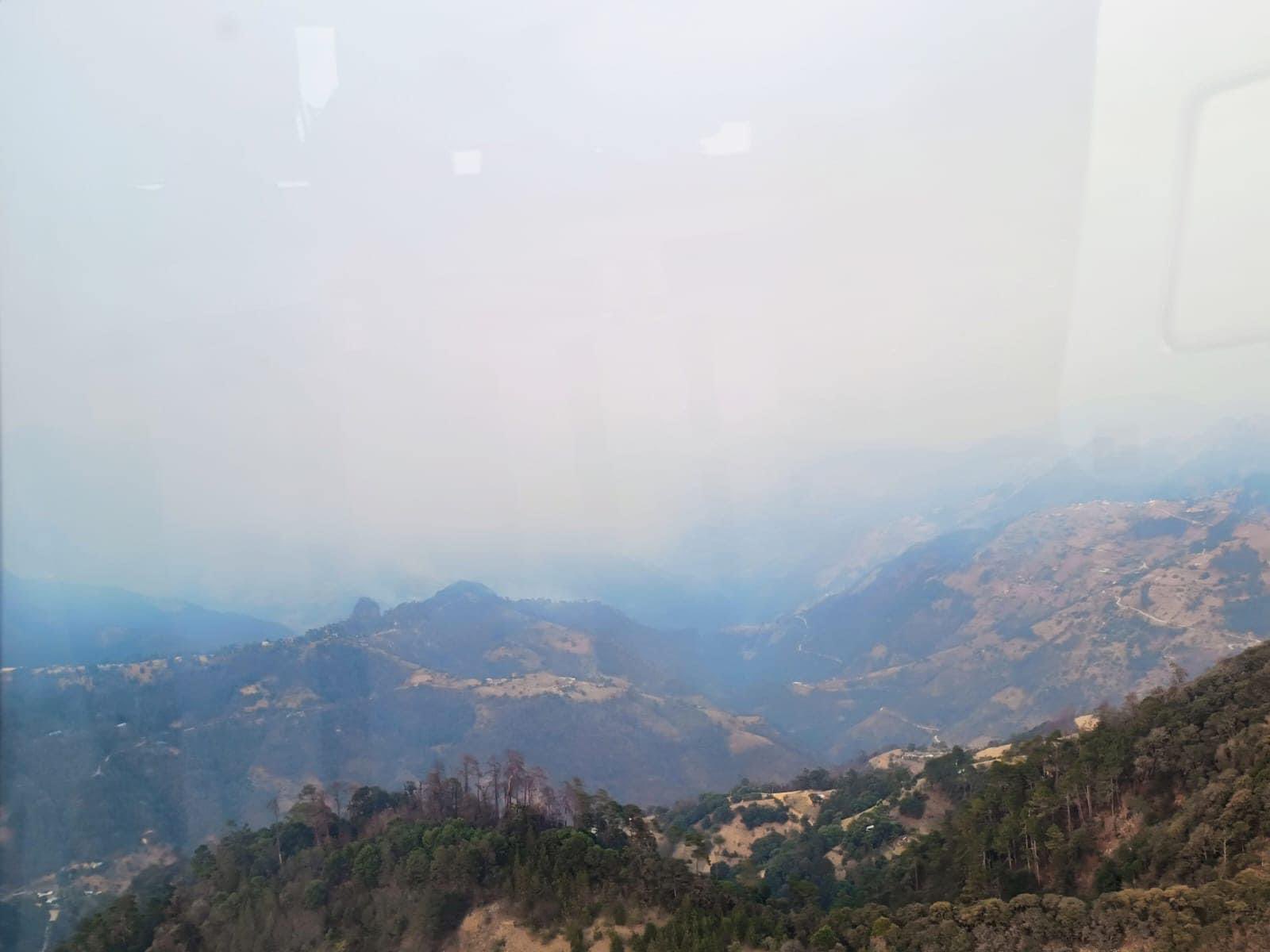 SEP suspende clases en zonas cercanas a incendios forestales en Zacatlán