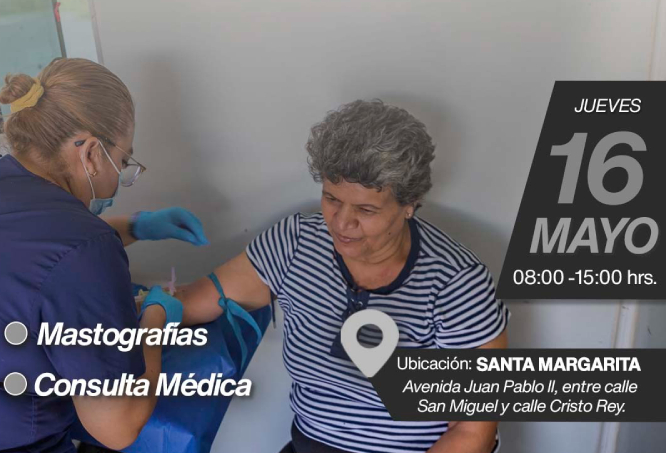 Unidades Preventivas de Salud ofrecerán servicios en Santa Margarita