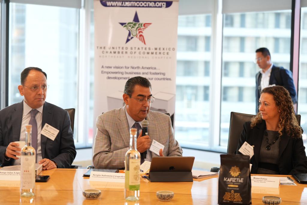 En EU Céspedes promueve a Puebla como destino de inversiones
