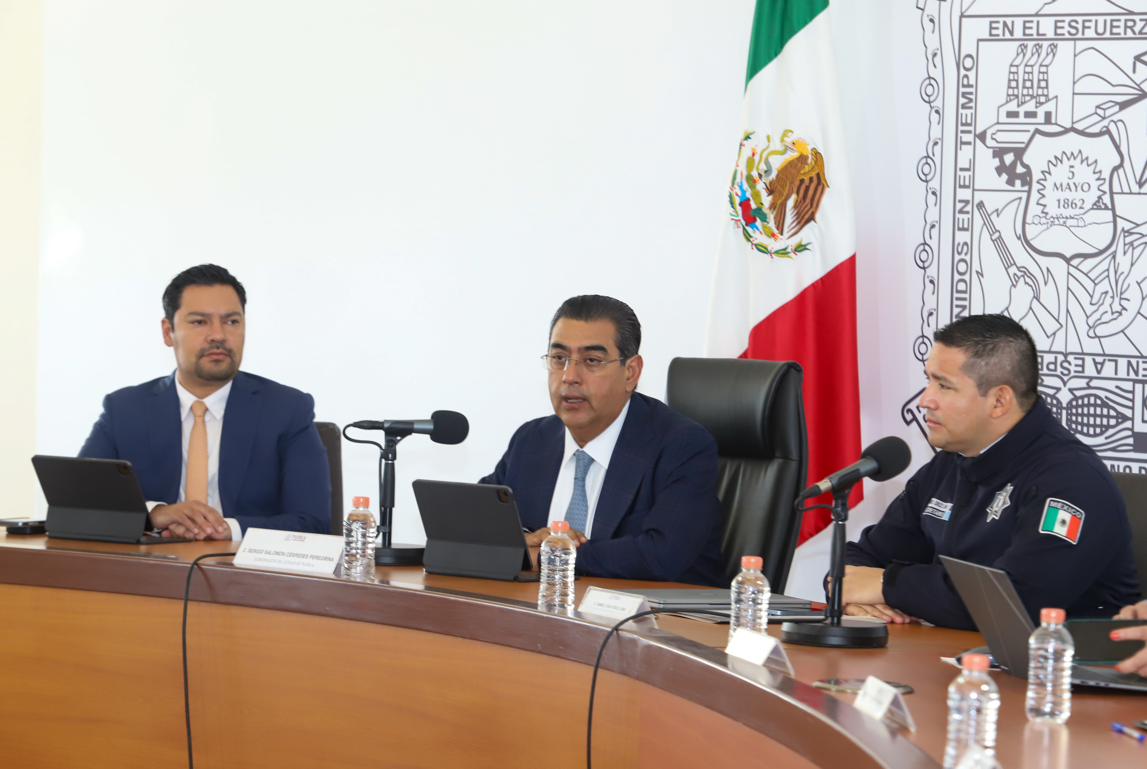 Combate gobierno de Puebla delincuencia sin titubeo: Céspedes